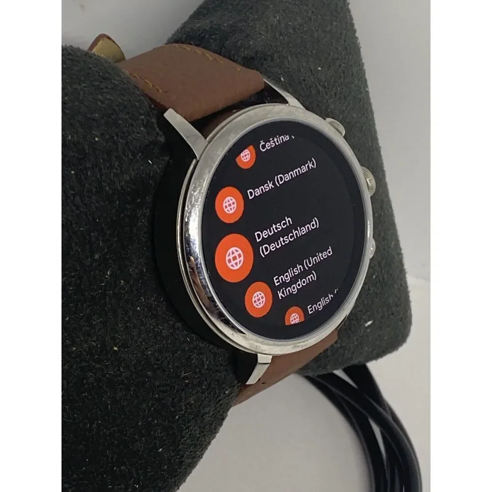 Fossil Gen 4 Authentic Digital Dial Smart Watch Custom Band FTW6017 AB462